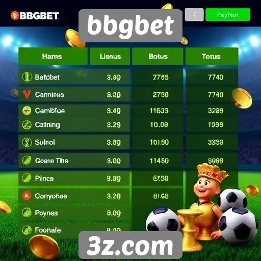 Comparação de bônus oferecidos pelo bbgbet